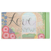 Housse D'oreillers Love Anyway Set King Size Coussin Coques (devant-Droit)