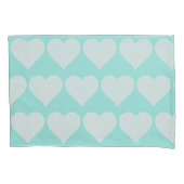 Housse D'oreillers Love Bride Co Coeurs d'argent Décor Mariage (devant-gauche)