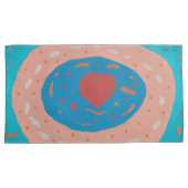 Housse D'oreillers Love Cercles Pillowcase (devant-Droit)