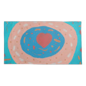 Housse D'oreillers Love Cercles Pillowcase (Dos-gauche)