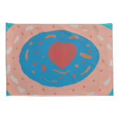 Housse D'oreillers Love Cercles Pillowcase (Dos-Droit)