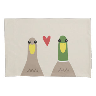 Housse D'oreillers Love Ducks