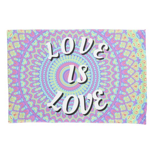 Housse D'oreillers Love Is Love Fierté (devant)