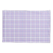 Housse D'oreillers Lovely Lavender Plaid (Dos)