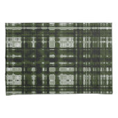 Housse D'oreillers Lumberjack Plaid Drave Olive Design (devant-Droit)