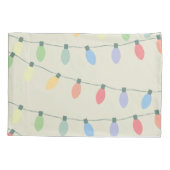 Housse D'oreillers Lumières de Noël (Dos)