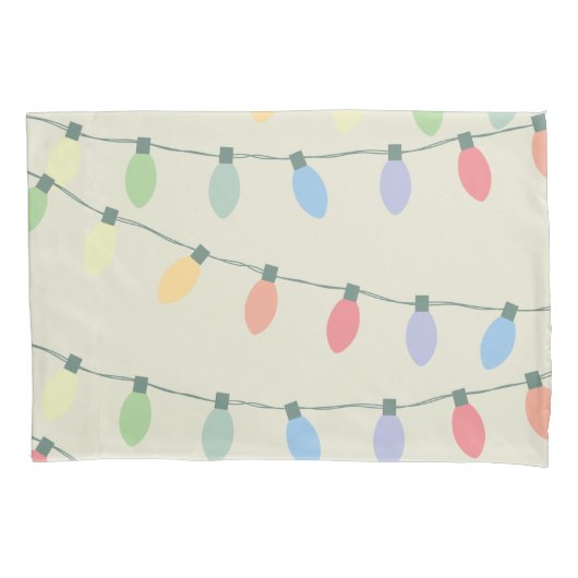 Housse D'oreillers Lumières de Noël (devant)