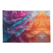 Housse D'oreillers Luminous Abstract Tissue Paper Layers (Dos-Droit)