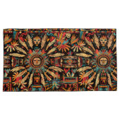 Housse D'oreillers Luxueux Caissons d'Oreiller "Aztec Dream" Turquois (devant-Droit)