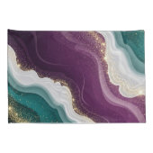 Housse D'oreillers Luxury Gold Glitter Marble Pattern (Dos-Droit)