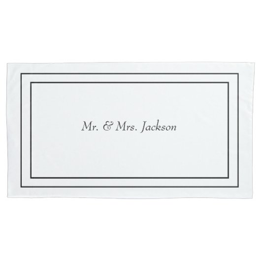 Housse D'oreillers M. & Mme Pillowcases (devant-gauche)