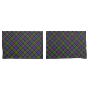 Housse D'oreillers MacDonald Clan Scottish Clan Tartan Plaid