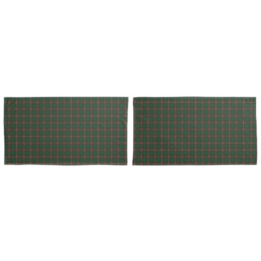 Housse D'oreillers MacKinnon Chasse Ancien Tartan écossais original (devant-Set)