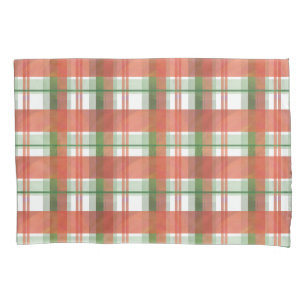 Housse D'oreillers Madras Plaid Noël