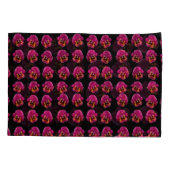 Housse D'oreillers Magenta Pansies (Dos)