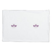 Housse D'oreillers Magenta rouge décoratif (Dos)