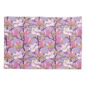 Housse D'oreillers Magnolia en fleurs, Coque Coussin standard (Dos-gauche)