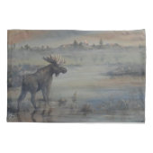 Housse D'oreillers Majestic Moose (Dos-gauche)