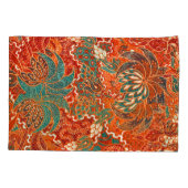 Housse D'oreillers Malaysian Batik : Beau Motif d'art. (Dos)