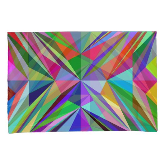 Housse D'oreillers Mandala Abstrait (devant-Droit)