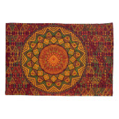 Housse D'oreillers Mandala africain, dessins circulaires polynésiens. (Dos)