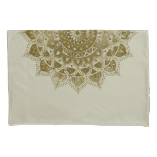 Housse D'oreillers Mandala de couleur chic style indien 4