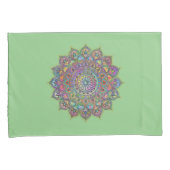 Housse D'oreillers Mandala Inde Style 1 (devant-Droit)