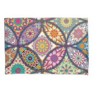 Housse D'oreillers Mandala Motif - Pillowcase
