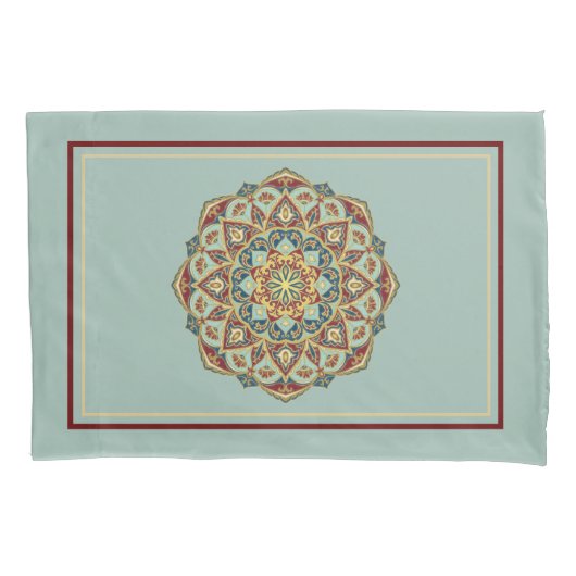 Housse D'oreillers Mandala Oriental - Pillowcase (devant)