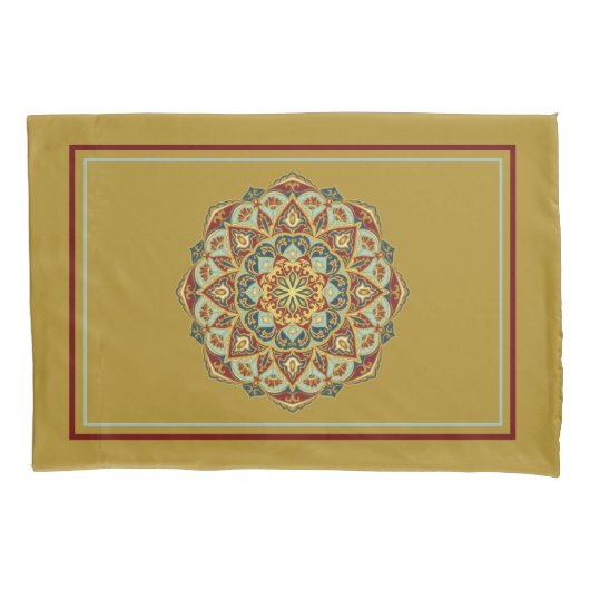 Housse D'oreillers Mandala Oriental - Pillowcase (devant)