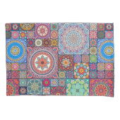 Housse D'oreillers Mandala Quilt Motif (devant-gauche)