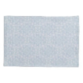 Housse D'oreillers Mandalas bleu clair, rose et blanc (Dos)