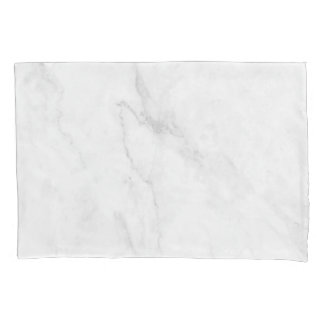 Housse D'oreillers Marbre Blanc