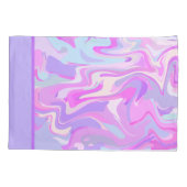 Housse D'oreillers Marbré rose violet Turquoise