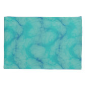 Housse D'oreillers Marbre turquoise (Dos)