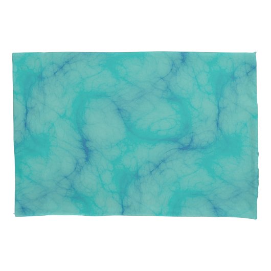 Housse D'oreillers Marbre turquoise (devant)
