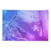 Housse D'oreillers Marbre violet exotique (Dos)