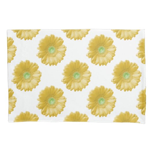 Housse D'oreillers Marguerite jaune (devant)