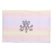Housse D'oreillers Marie Antoinette - monogramme - Monogramme (Dos)