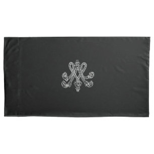 Housse D'oreillers Marie Antoinette - monogramme - Royal monogram