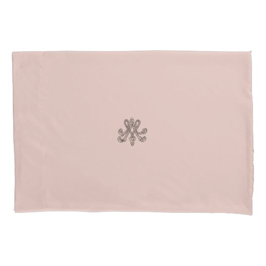 Housse D'oreillers Marie Antoinette - monogramme - Royal monogram (devant)