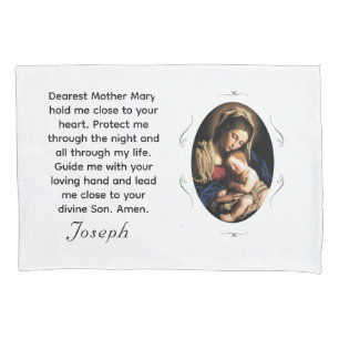 Housse D'oreillers Marie et Enfant Jésus personnalisables