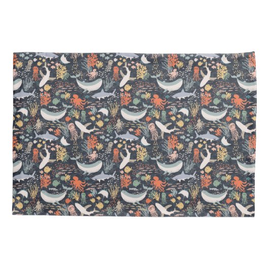 Housse D'oreillers Marine (Dos)