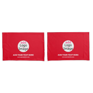 Housse D'oreillers Marque personnalisable Business Chic Rouge