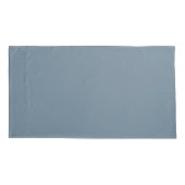 Housse D'oreillers Masculine géométrique Motif en bleu et beige (Dos-gauche)