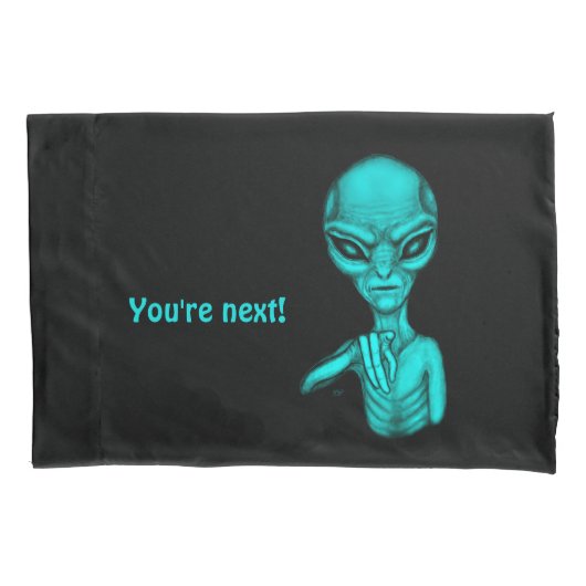 Housse D'oreillers Mauvais Alien, Tu es le prochain ! (devant-gauche)