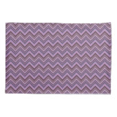 Housse D'oreillers Mauve zigzag stripes (Dos)