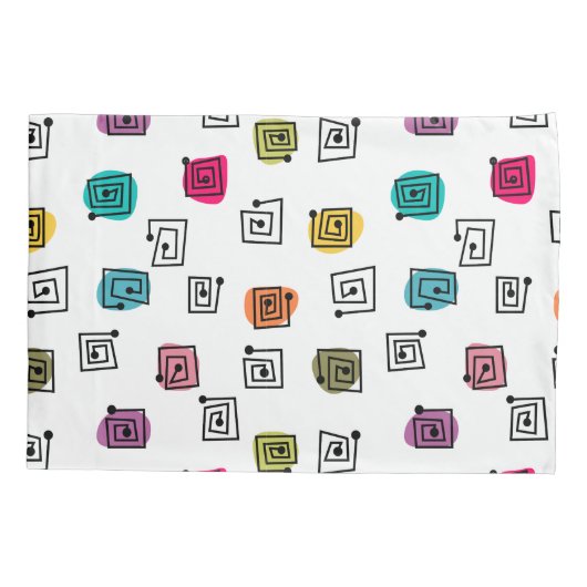 Housse D'oreillers Mazages colorés (Dos)