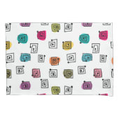 Housse D'oreillers Mazages colorés (devant)