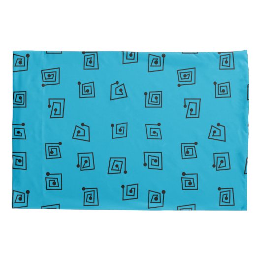 Housse D'oreillers Mazages turquoise (Dos)